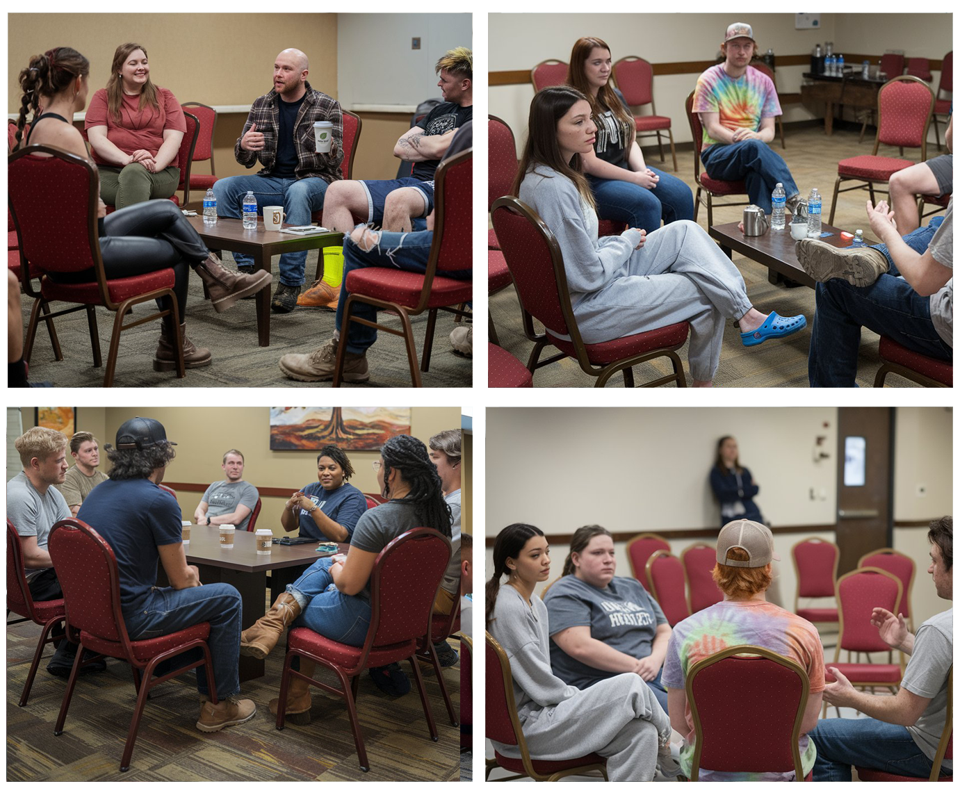 Group session for partial hospitalization Program in Valley View Ohio